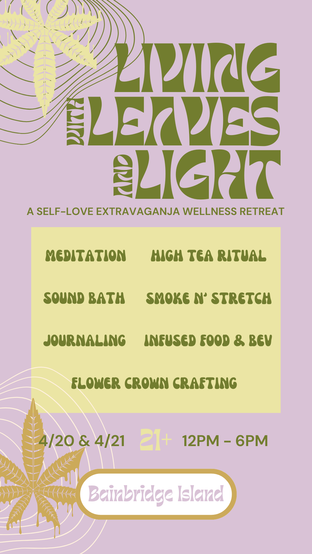 LLL Retreat: 42024 Self Love Extravaganja - 4/21