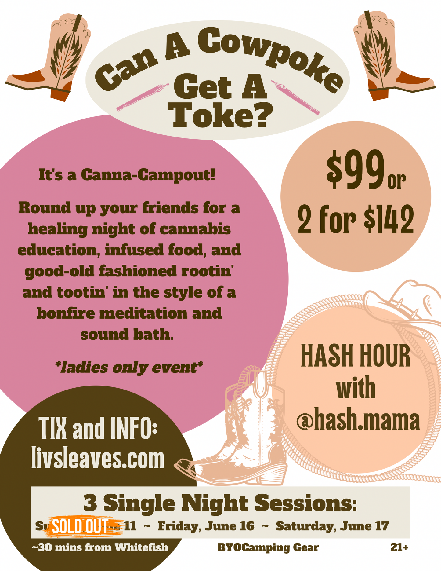2 TIX: Can A Cowpoke Get A Toke?