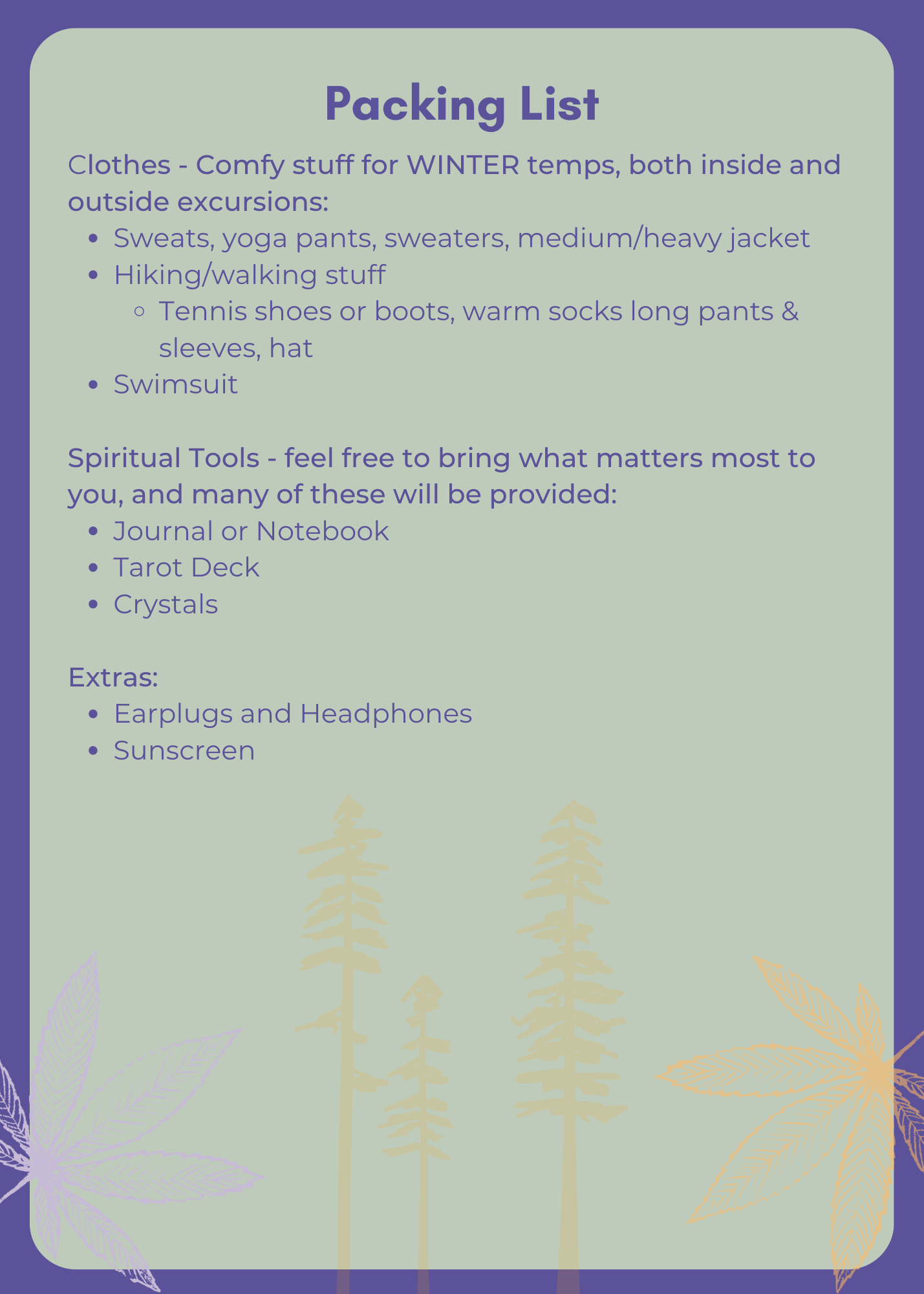 Living with Leaves and Light - Single Room - 1/2 Payment - FEB 2023